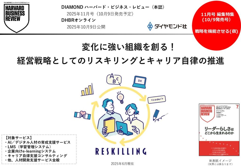 変化に強い組織を創る！ 経営戦略としてのリスキリングとキャリア自律の推進