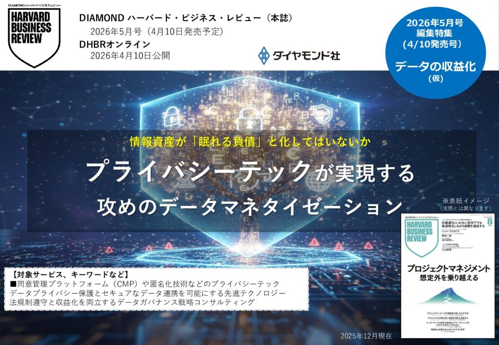 情報資産が「眠れる負債」と化してはいないか プライバシーテックが実現する 攻めのデータマネタイゼーション