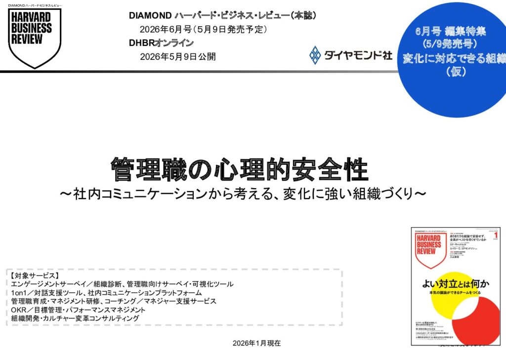 管理職の心理的安全性