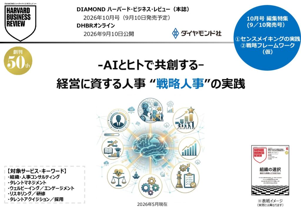 経営に資する人事”戦略人事”の実践