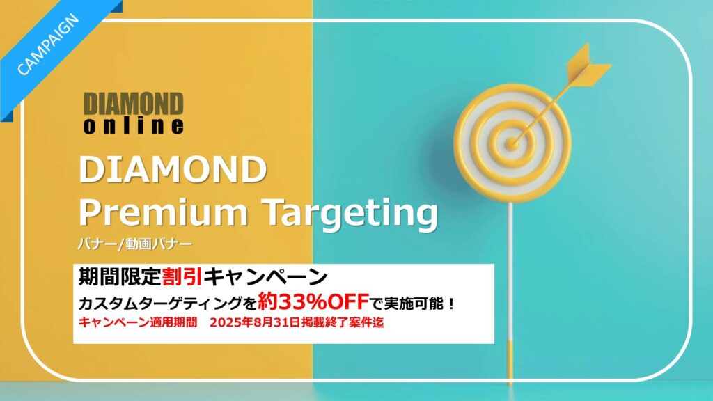 Premium Targeting バナー 期間限定割引キャンペーン