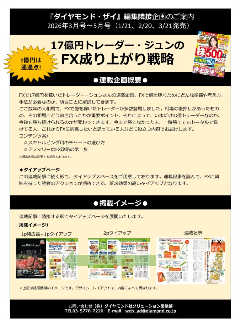 【編集隣接】17億円トレーダー・ジュンの1億円は通過点! FX成り上がり戦略